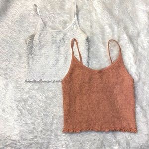 SOLD Twin pack Hollister cami summer tops